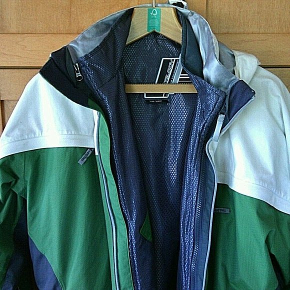 Powder Room Triology 3-in-1 Women's Ski Jacket Size Large Hooded Lined Zip Up - Picture 6 of 16